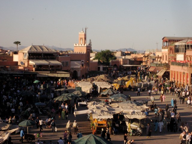 Place Djemaa el Fnaa, Marrakech.