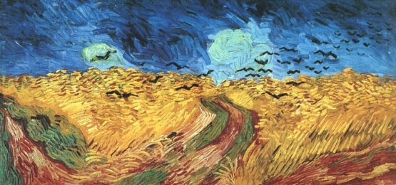 Champ de Blé aux Corbeaux, tableau de Vincent Van Gogh.