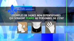 Signes non interdits par l'État québécois ..