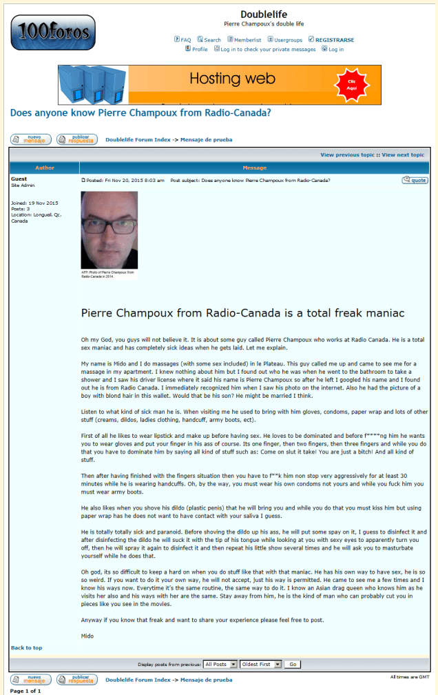 « Pierre_Champoux_of_Radio-Canada_is_a_total_freak_maniac » Nov 2015